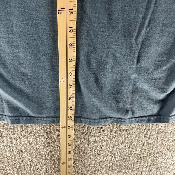 Vintage Aerosmith Shirt Mens Medium Blue Just Push Play Tour 2001 Y2K Cotton - Picture 12 of 13